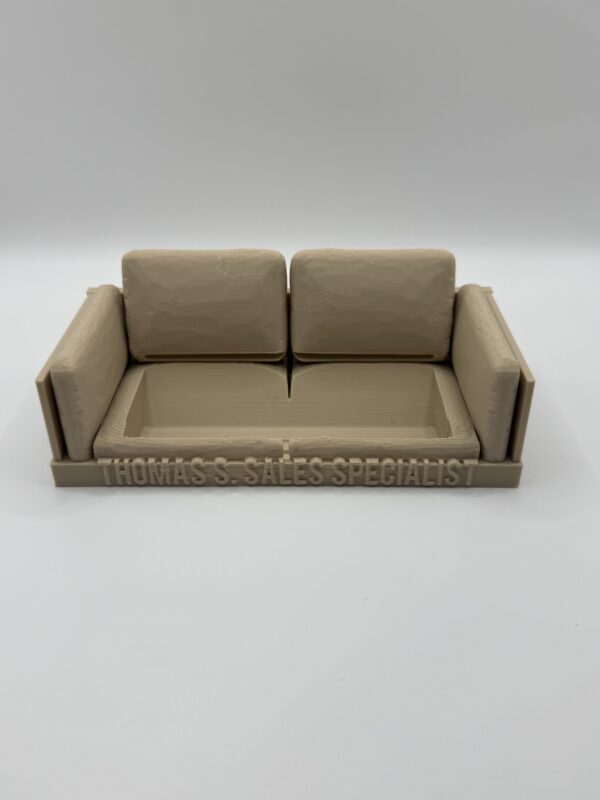 Personalised 3D Sofa Business Card Holder – Custom Desk Accessory - Image 4