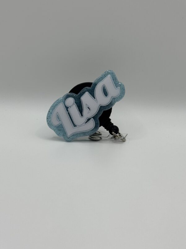 Personalised 3D Name Badge Reel – Custom ID or Lanyard Clip - Image 2