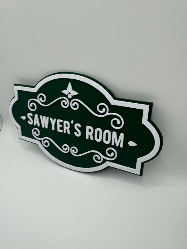 Custom 3D Room Door Sign, Dual-Colour Personalised Name Plaque - Image 8