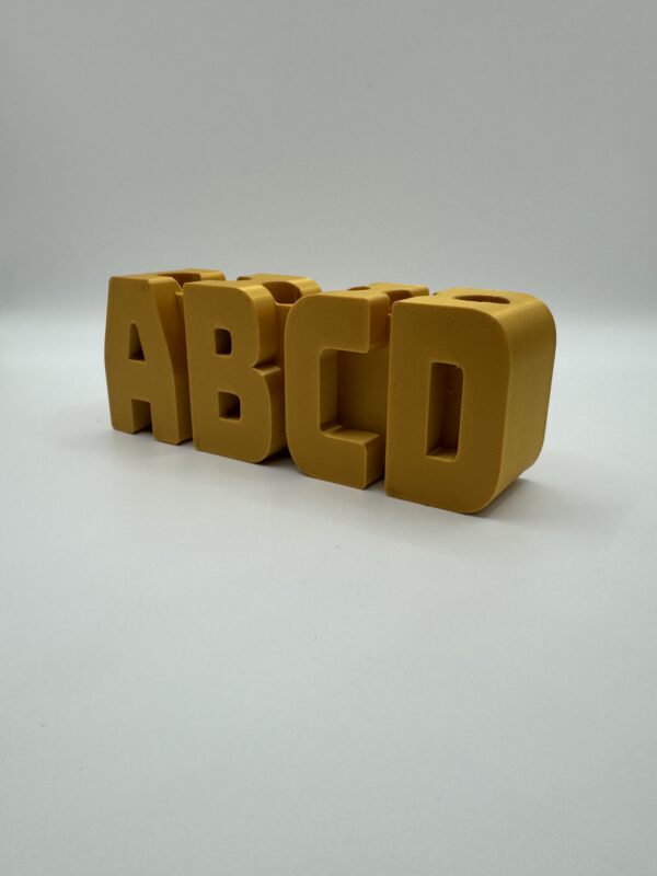 3D Alphabet Block Pen Holder – ABCD Desk Organiser for Kids - Image 5