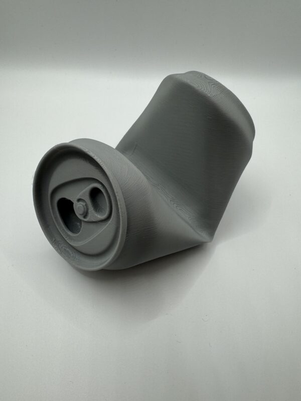 Crushed Can 3D Phone Stand – Fun and Quirky Desk Accessory - Image 2