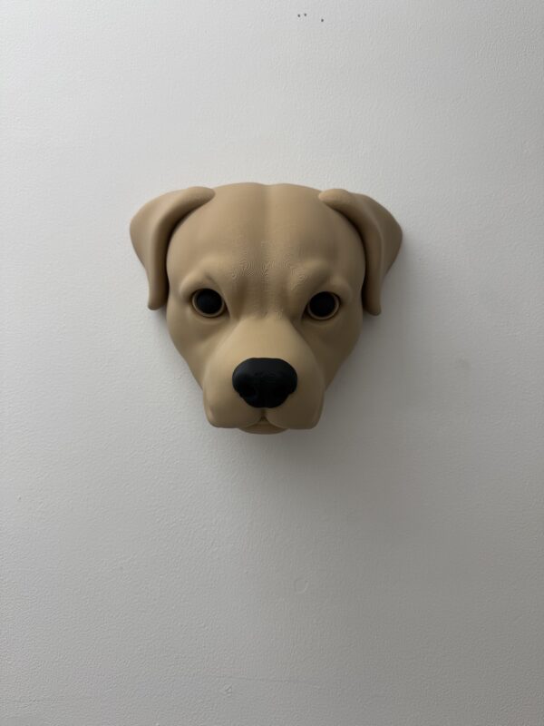 3D Dog Head Wall Art – Rottweiler Inspired Statement Decor - Image 3