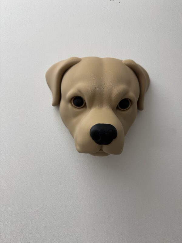 3D Dog Head Wall Art – Rottweiler Inspired Statement Decor - Image 4