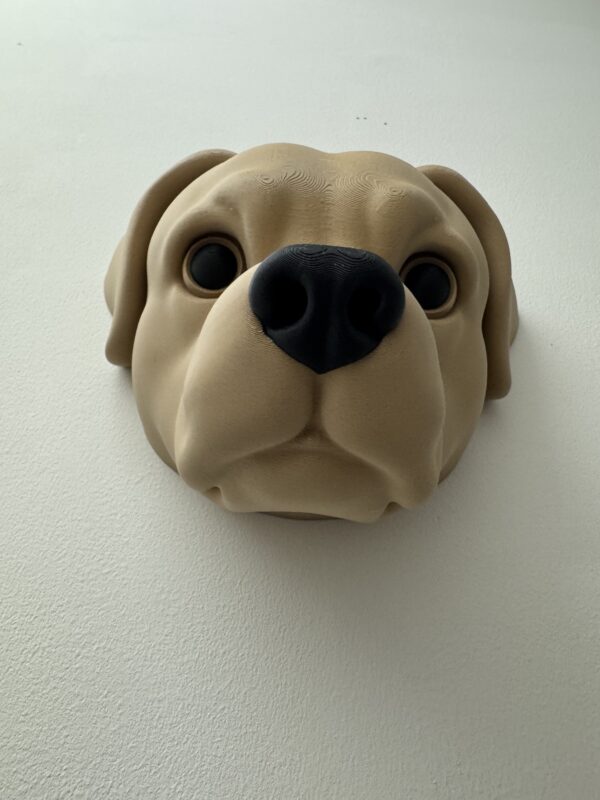 3D Dog Head Wall Art – Rottweiler Inspired Statement Decor - Image 5