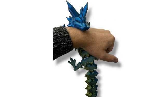 3D Tricolour Crystal Dragon - Image 7