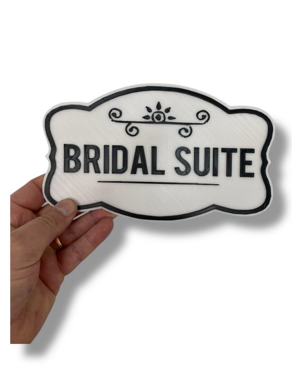 Personalised Bride or Groom 3D Door Sign