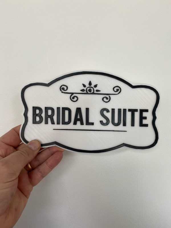 Personalised Bride or Groom 3D Door Sign - Image 8