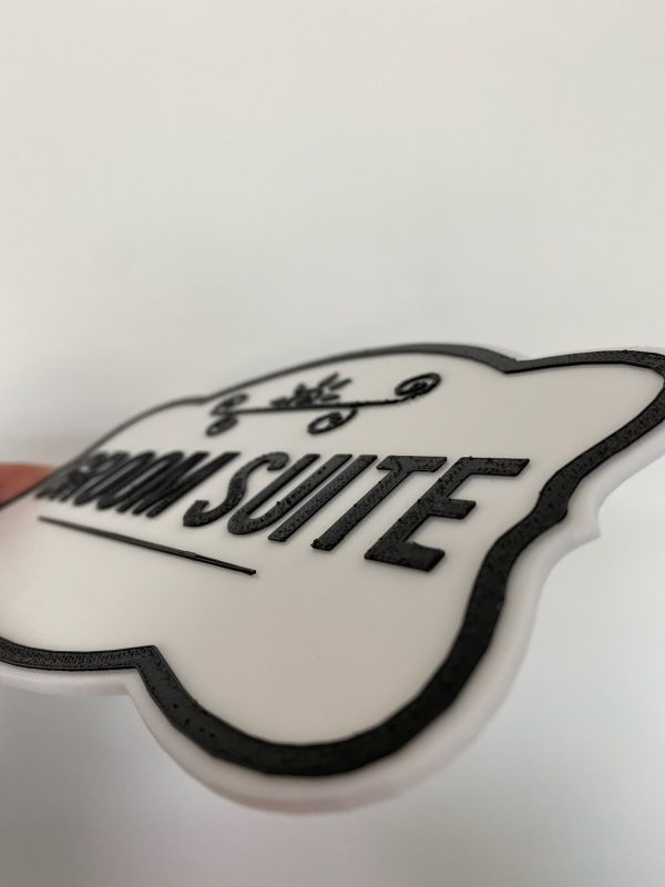Personalised Bride or Groom 3D Door Sign - Image 5