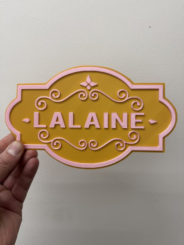 Personalised 3D Dual Colour Custom Kids Bedroom Door Sign - Image 8