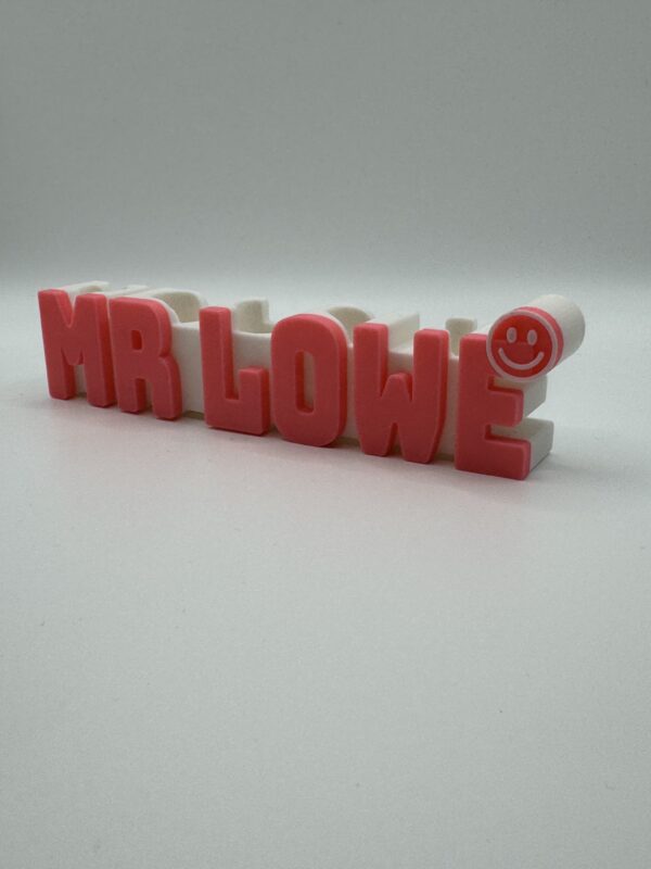 ✏️ Custom 3D Print Name Pen Holder – Dual-Colour Desk Organizer with Fun Design - Image 3