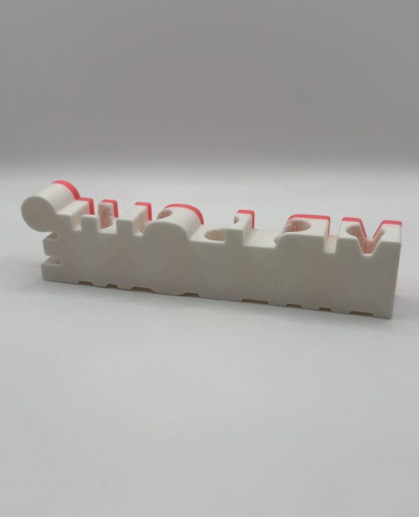✏️ Custom 3D Print Name Pen Holder – Dual-Colour Desk Organizer with Fun Design - Image 6