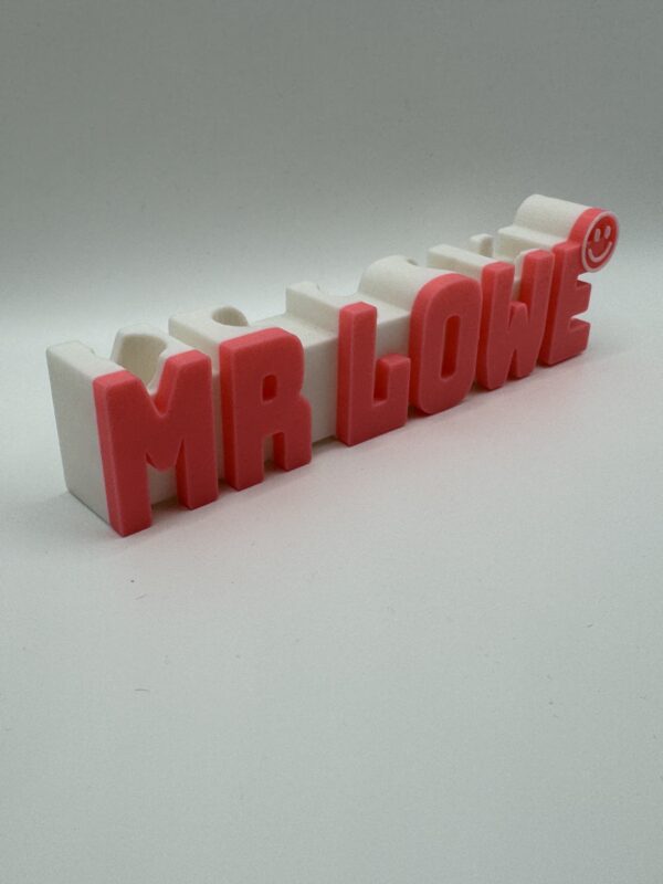 ✏️ Custom 3D Print Name Pen Holder – Dual-Colour Desk Organizer with Fun Design - Image 9