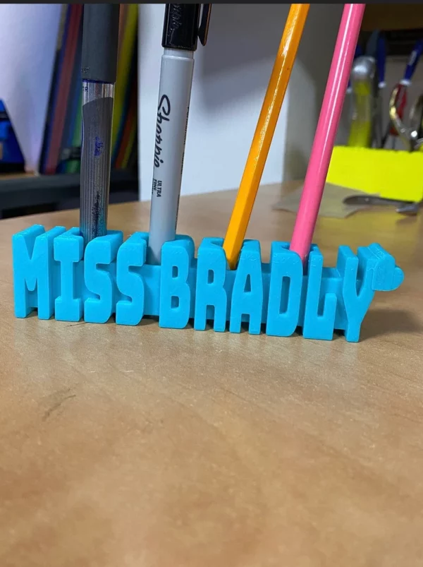 Personalised 3D Pencil Holder - Image 7