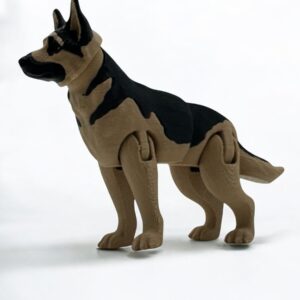 3D Articulated German Shepherd
