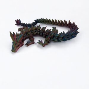 3D Tricolour Crystal Dragon