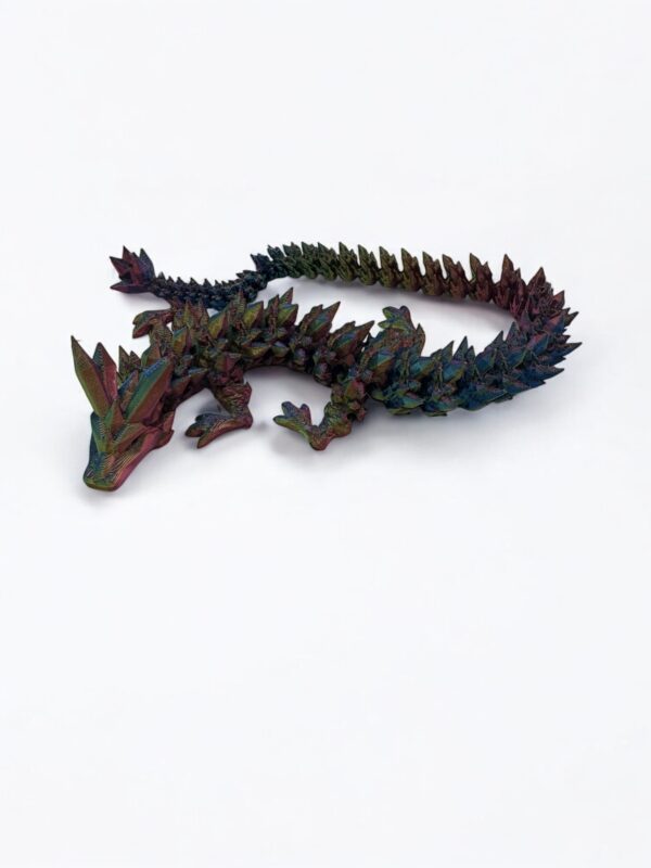 3D Tricolour Crystal Dragon