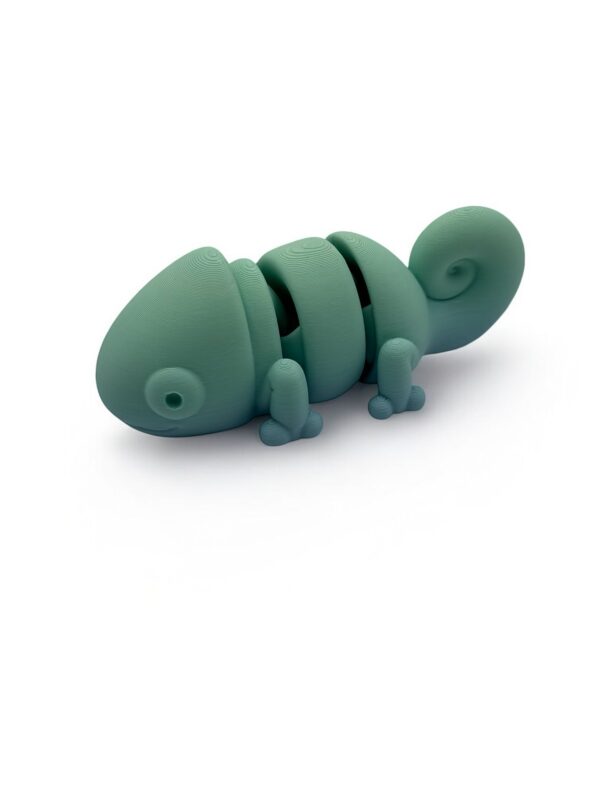 3D Articulated Chameleon – Lifelike, Flexible Reptile Model