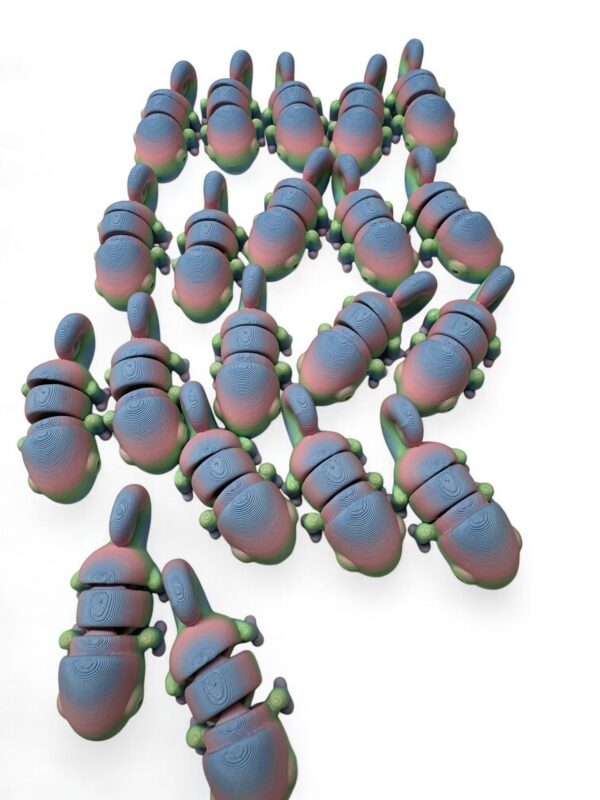 Mini 3D Articulated Chameleon – Pocket-Sized Reptile Fun