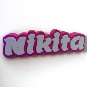 Custom Large 3D Desk Name Sign
