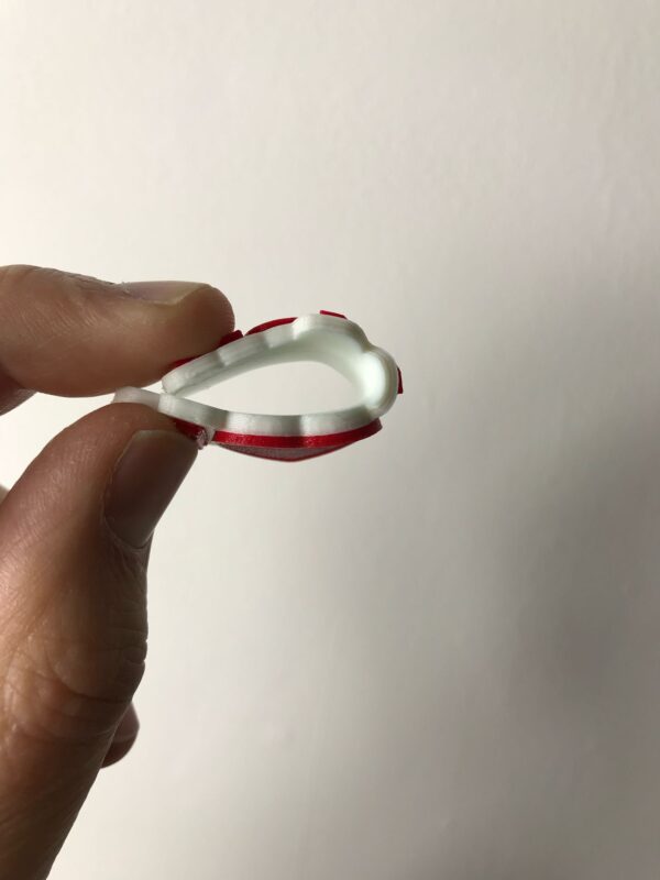 Dual Colour 3D “I ❤️ You” Keyring – Soft & Flexible Gift - Image 13