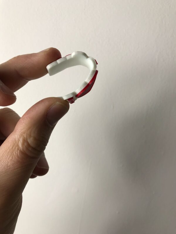 Dual Colour 3D “I ❤️ You” Keyring – Soft & Flexible Gift - Image 10