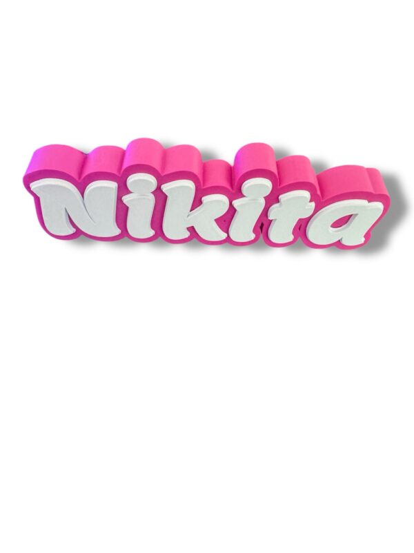 Custom Large 3D Desk Name Sign - Image 3