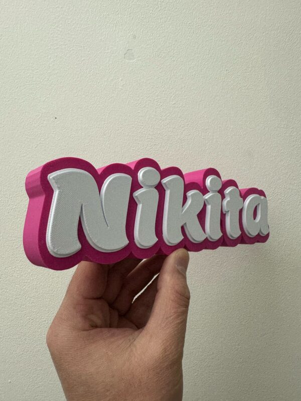 Custom Large 3D Desk Name Sign - Image 6