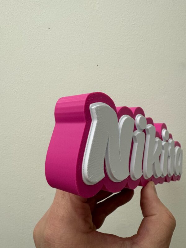 Custom Large 3D Desk Name Sign - Image 10