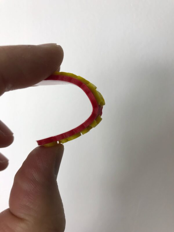 Personalised Dual Colour Rubber Keyring - Image 9