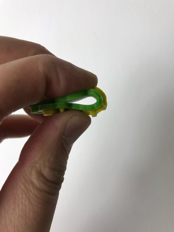Personalised Dual Colour Rubber Keyring - Image 20
