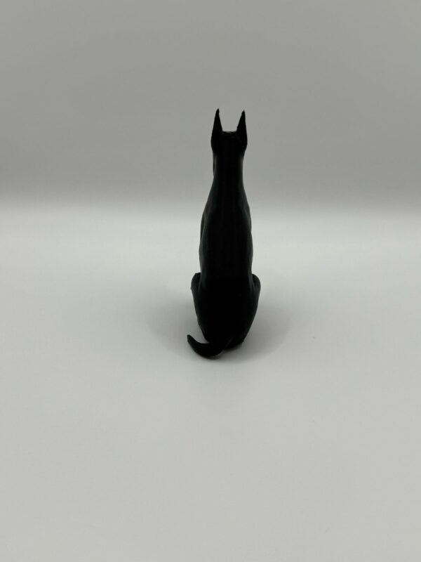 Doberman 3D Figurine – Sleek, Single-Colour Dog Sculpture - Image 6