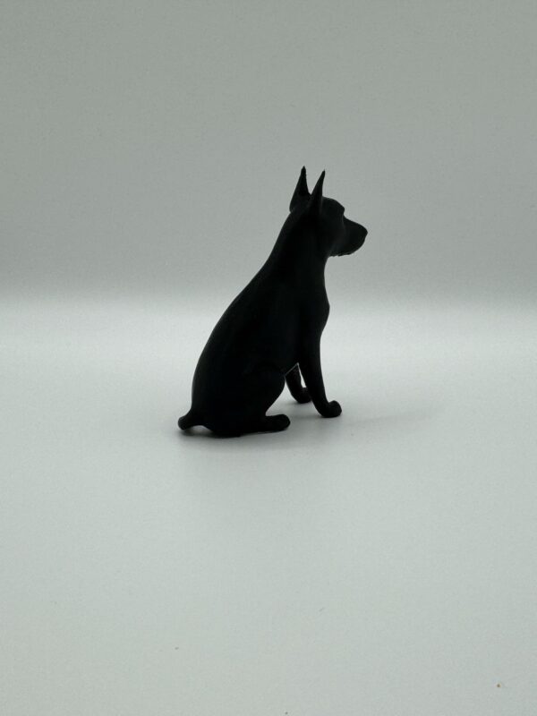 Doberman 3D Figurine – Sleek, Single-Colour Dog Sculpture - Image 7
