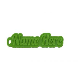 Personalised Rubber Keyring