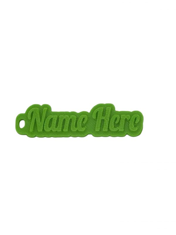 Personalised Rubber Keyring