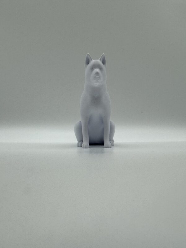 Husky 3D Figurine – Bold & Beautiful Solid Colour Dog Sculpture - Image 3