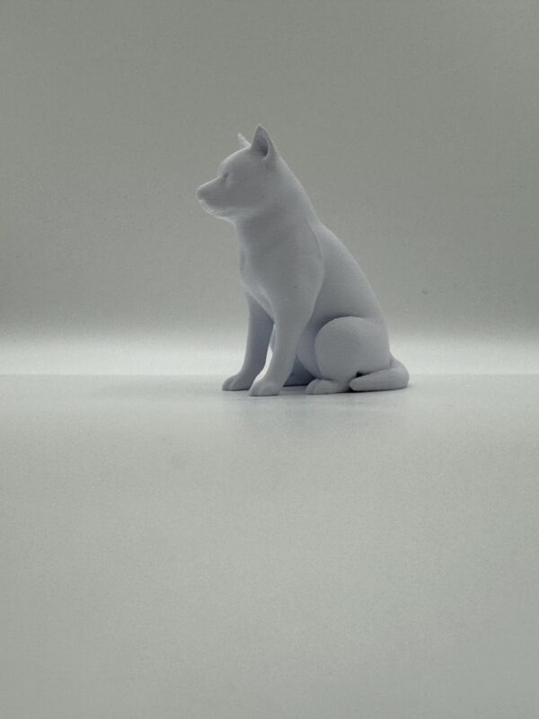 Husky 3D Figurine – Bold & Beautiful Solid Colour Dog Sculpture - Image 4