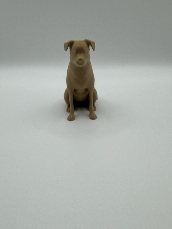 Border Collie 3D Figurine – Energetic & Elegant Solid Colour Sculpture - Image 2