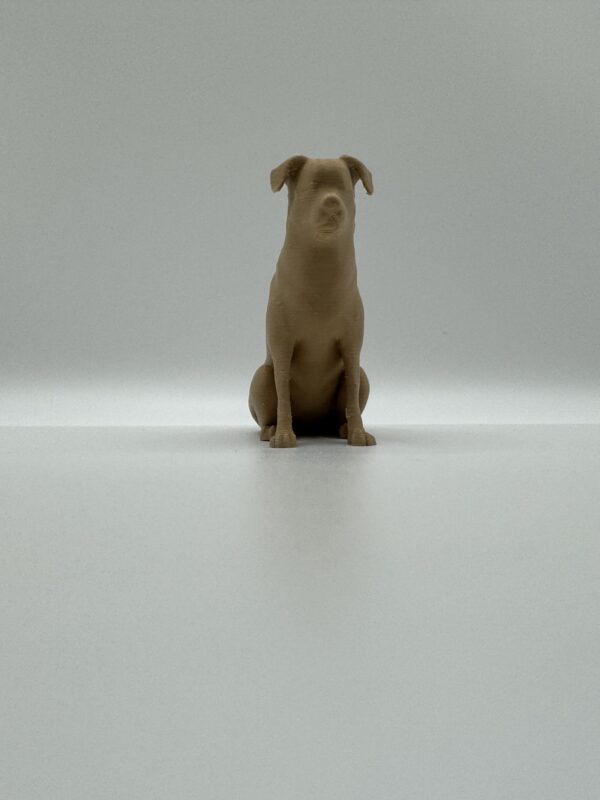 Border Collie 3D Figurine – Energetic & Elegant Solid Colour Sculpture - Image 3