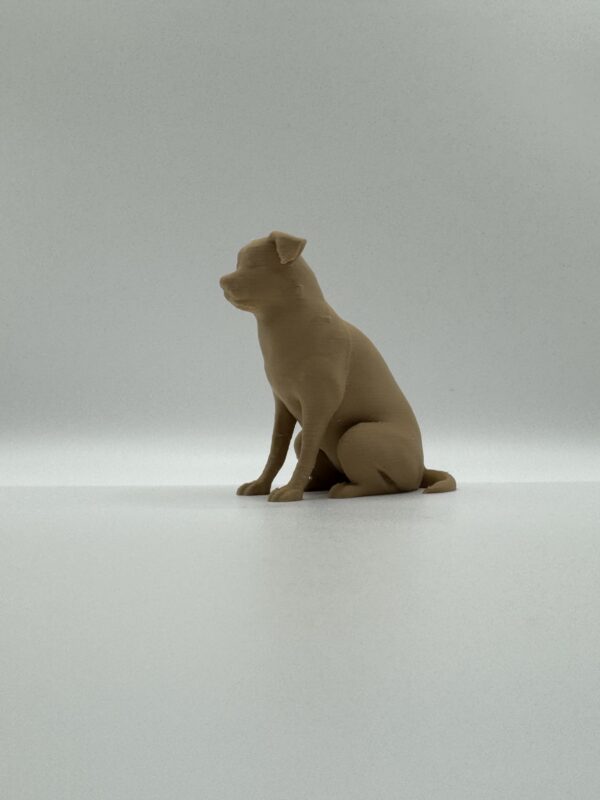 Border Collie 3D Figurine – Energetic & Elegant Solid Colour Sculpture - Image 4