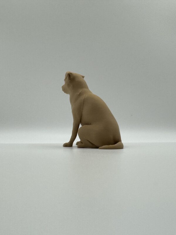 Border Collie 3D Figurine – Energetic & Elegant Solid Colour Sculpture - Image 5