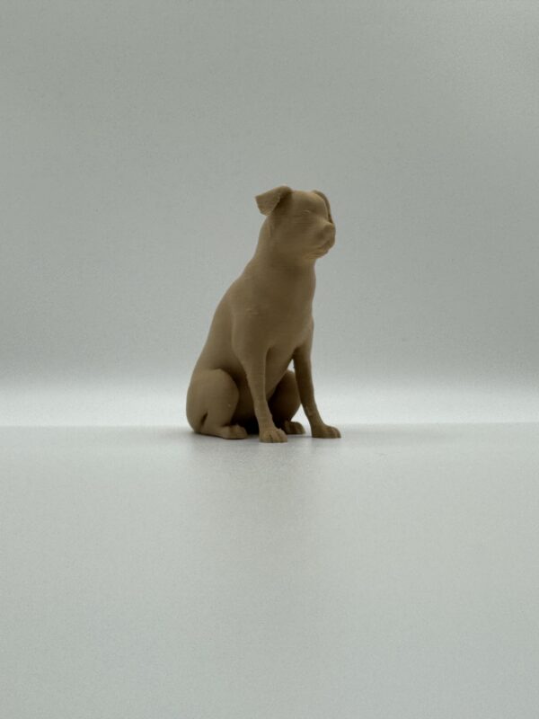 Border Collie 3D Figurine – Energetic & Elegant Solid Colour Sculpture - Image 8