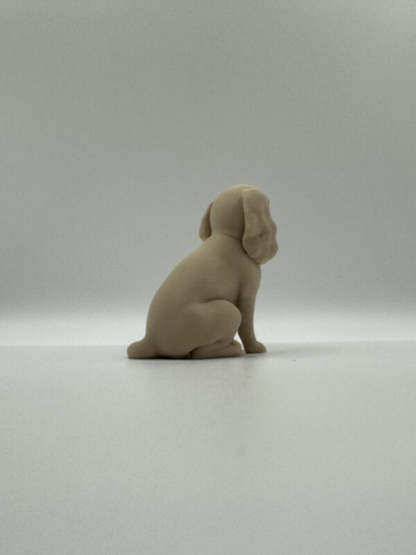 King Charles Spaniel 3D Figurine – Elegant Solid Colour Dog Sculpture - Image 7