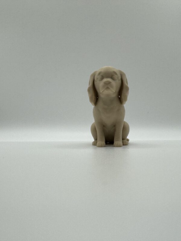 King Charles Spaniel 3D Figurine – Elegant Solid Colour Dog Sculpture - Image 8