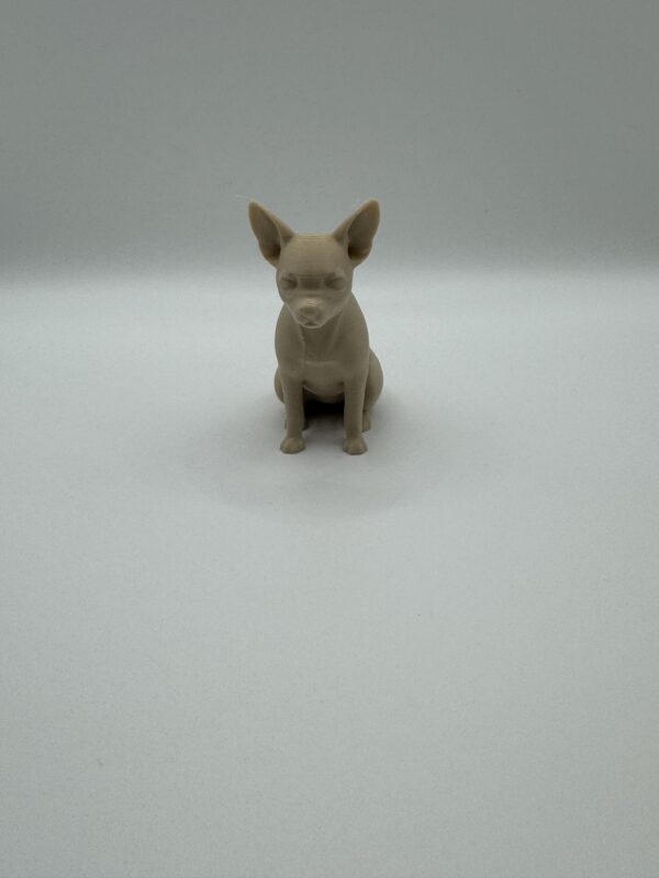 Chihuahua 3D Figurine – Tiny Dog, Big Personality in Solid Colour - Image 3