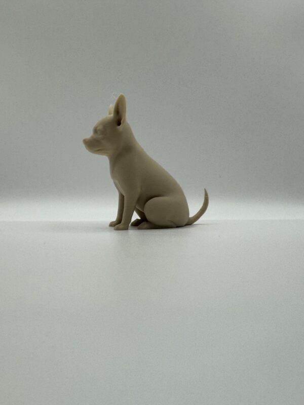 Chihuahua 3D Figurine – Tiny Dog, Big Personality in Solid Colour - Image 6