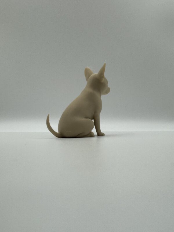 Chihuahua 3D Figurine – Tiny Dog, Big Personality in Solid Colour - Image 7