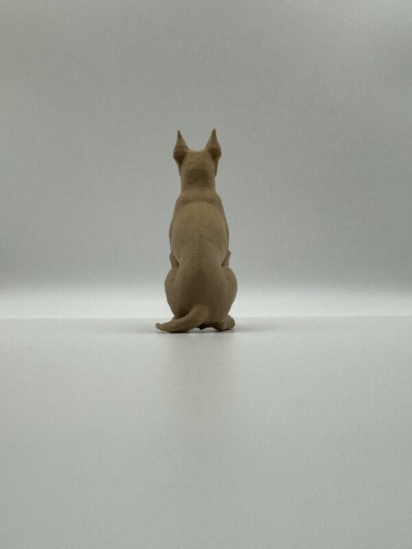 Great Dane 3D Figurine – Minimalist Solid Colour Dog Model - Image 7