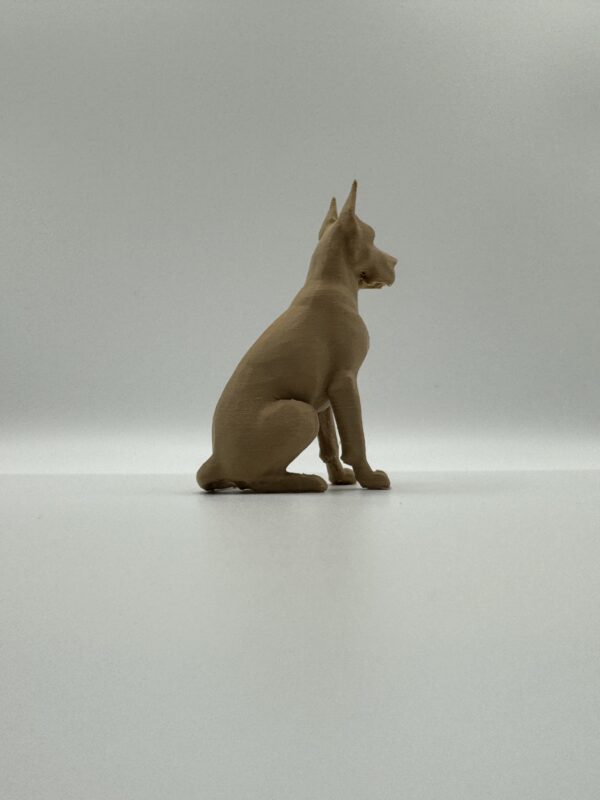 Great Dane 3D Figurine – Minimalist Solid Colour Dog Model - Image 8