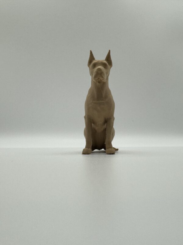 Great Dane 3D Figurine – Minimalist Solid Colour Dog Model - Image 10
