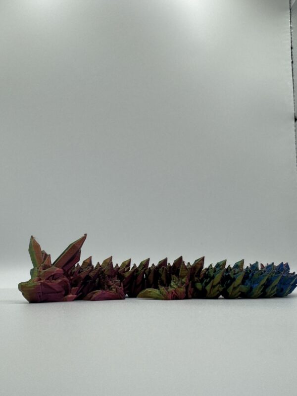 3D Tricolour Crystal Dragon - Image 3